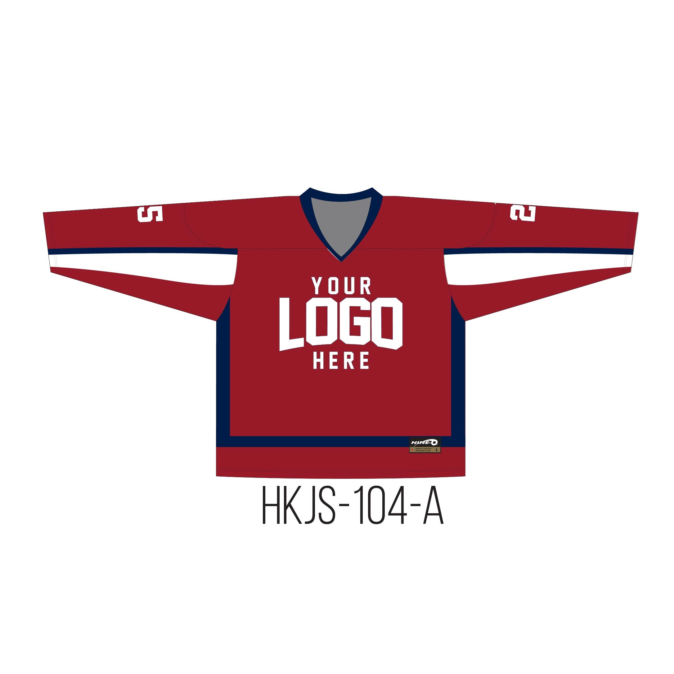 Sublimated Hockey Jersey - Washington Style